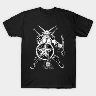 Baphomet Mace Wielder Black T-Shirt